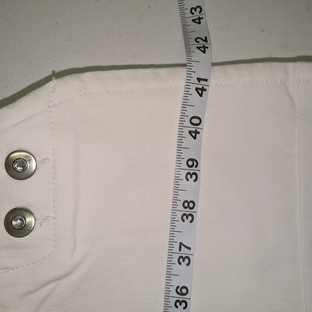 Dream Jeanwee by Quacker Factory White Pull-On Pants - Picture 10 of 14